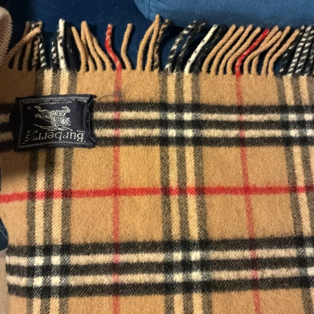 BURBERRY vintage  NOVA CHECK lambwool  SCARF